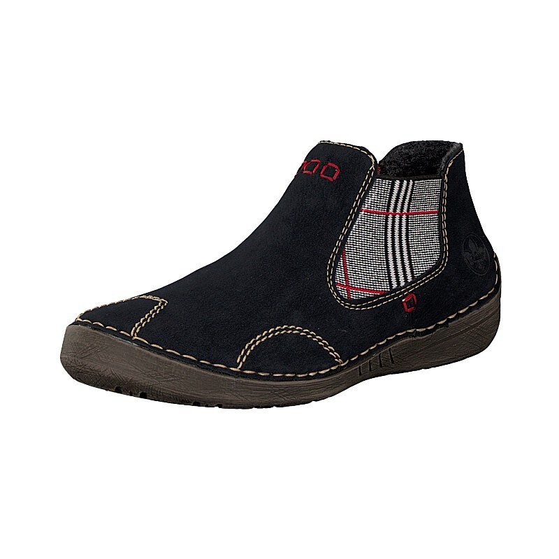 Damske Chelsea Cizmy Rieker 52591-14, Modre